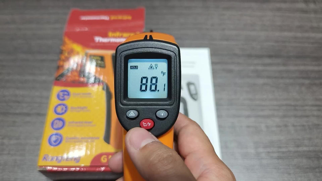 Infrared Thermometer Gun, Non-Contact Surface Thermometer Gun for Pizza Cooking, Ovens, Grills, Frying And Repair(Non-Human)