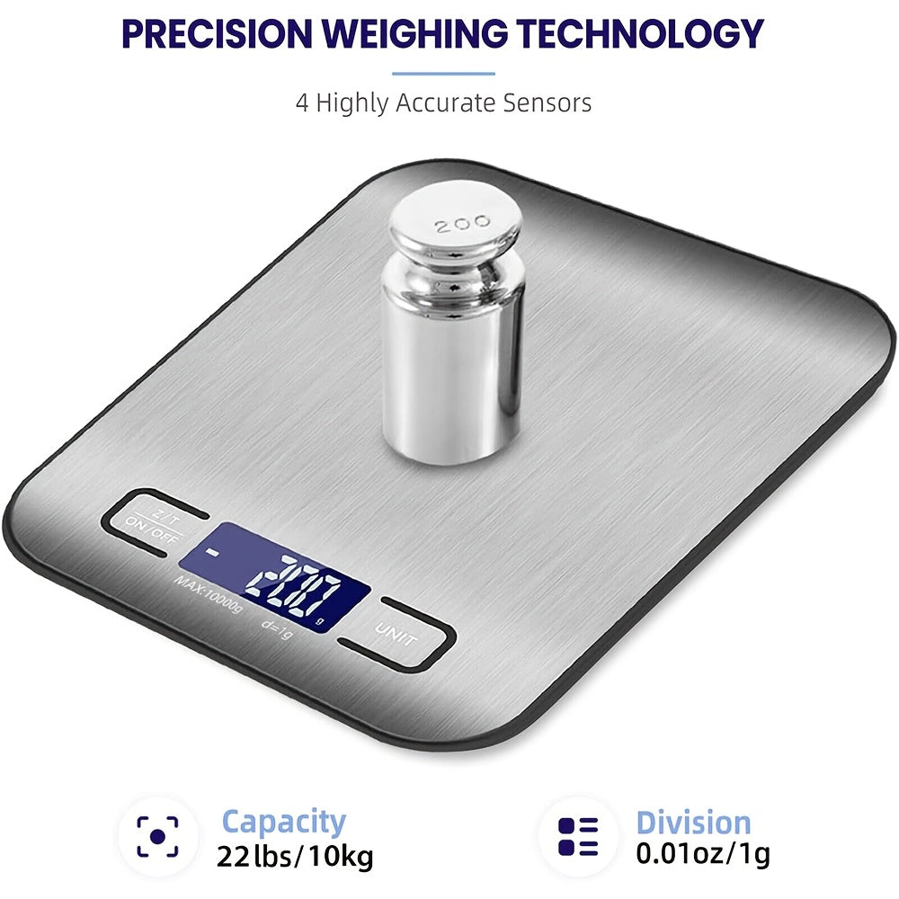 Digital Food Scale, 22lb Kitchen Scales Grams & Ounces For Weight Loss, Cooking