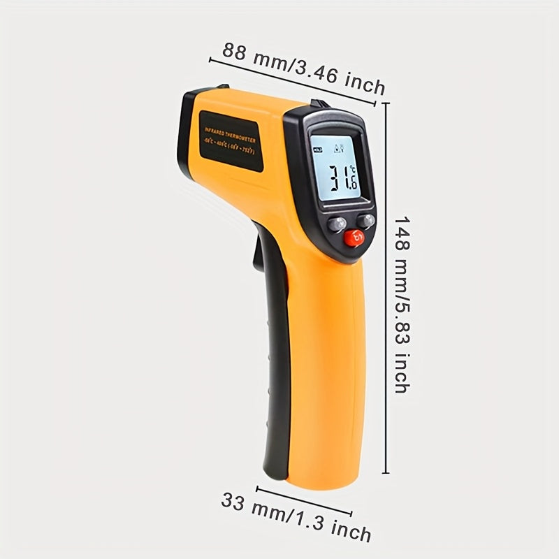Infrared Thermometer Gun, Non-Contact Surface Thermometer Gun for Pizza Cooking, Ovens, Grills, Frying And Repair(Non-Human)