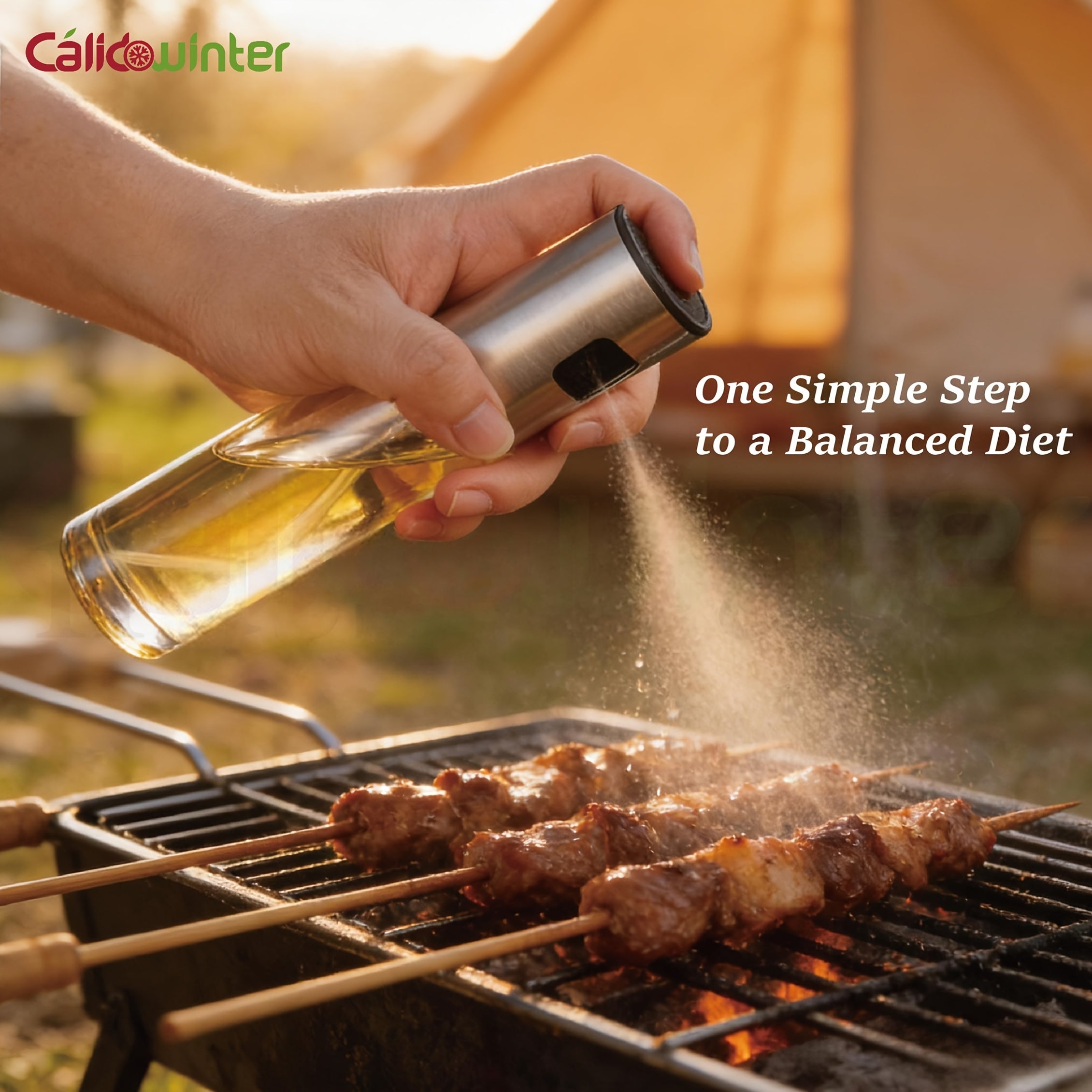 304 Stainless Steel Press-Type Glass Oil Sprayer, a Kitchen Tool That Features a High-Pressure Spray Bottle. This Portable Oil Container Is Essential for Cooking