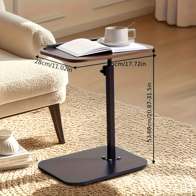Adjustable Side Table, C Shaped End Table For Couch, 360° Swivel Small Side Table End Tables For Living Room, Bedroom, TV Tray Table For Couch, Side Tables For Small Spaces/home Decor-living Room Decor And Accessories-christ